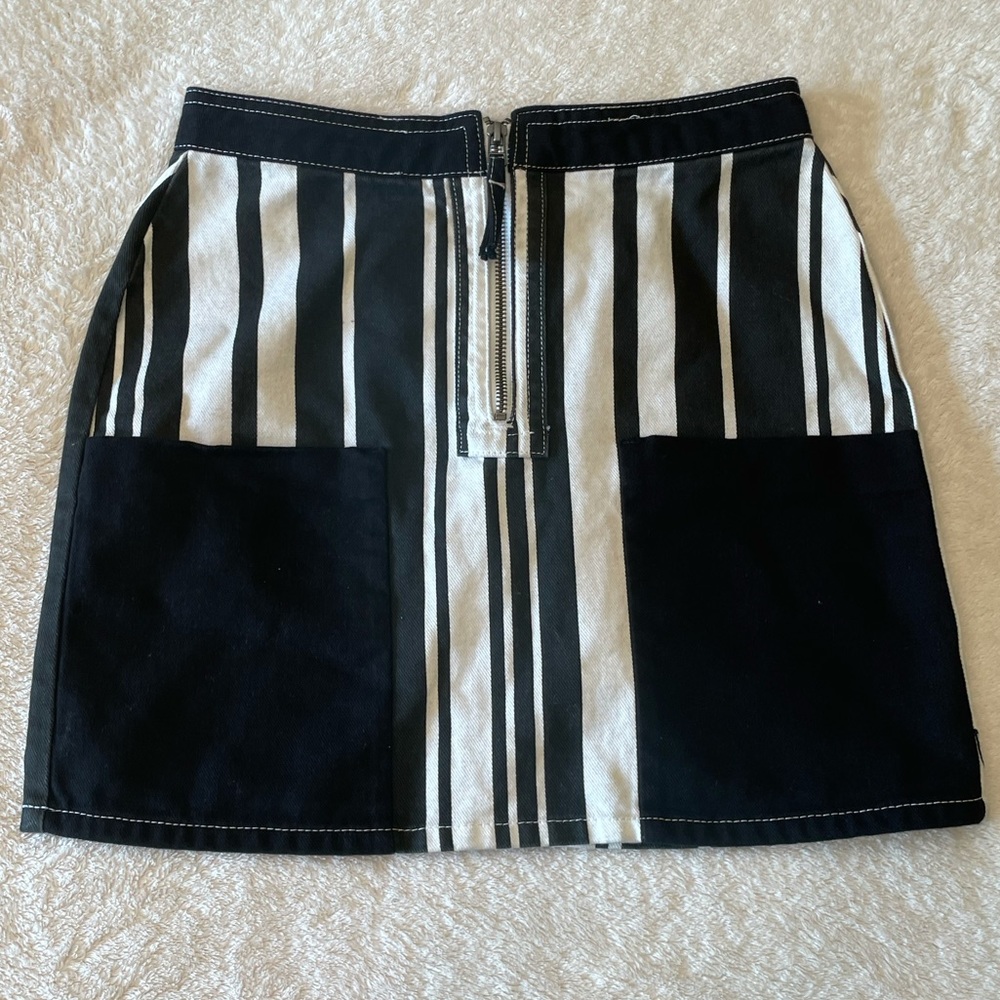 BDG striped mini skirt